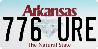 AR license plate 776URE