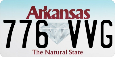 AR license plate 776VVG