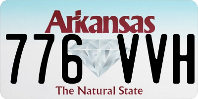 AR license plate 776VVH