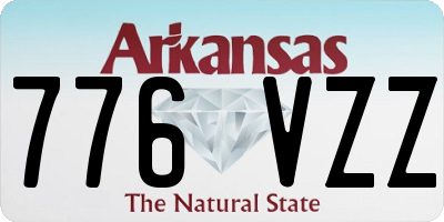 AR license plate 776VZZ