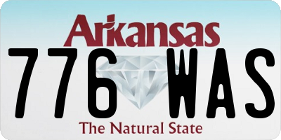AR license plate 776WAS