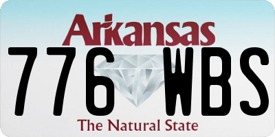 AR license plate 776WBS