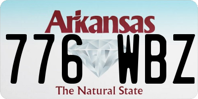 AR license plate 776WBZ
