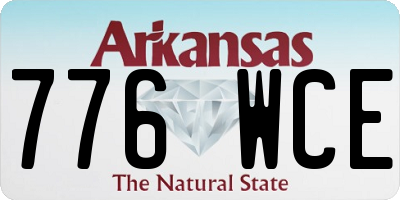 AR license plate 776WCE