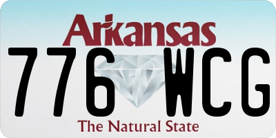 AR license plate 776WCG