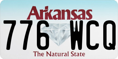 AR license plate 776WCQ
