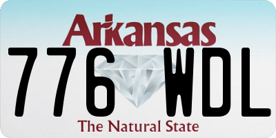 AR license plate 776WDL