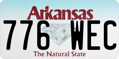 AR license plate 776WEC