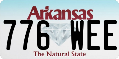 AR license plate 776WEE