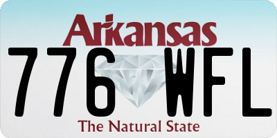 AR license plate 776WFL