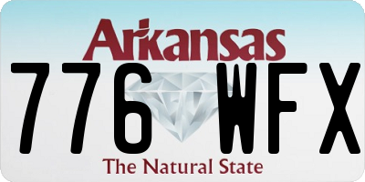 AR license plate 776WFX