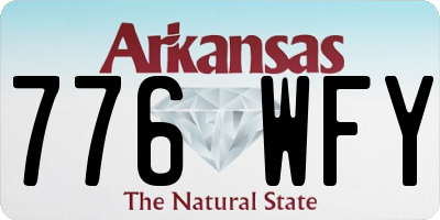 AR license plate 776WFY