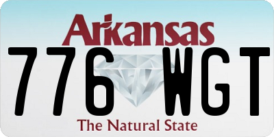 AR license plate 776WGT