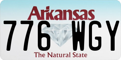 AR license plate 776WGY