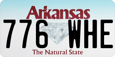 AR license plate 776WHE