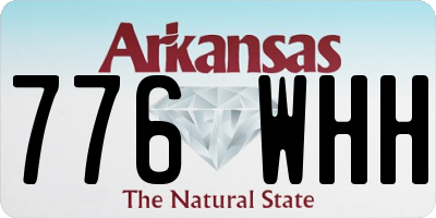 AR license plate 776WHH