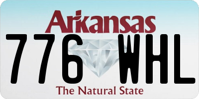 AR license plate 776WHL