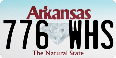 AR license plate 776WHS