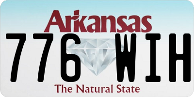 AR license plate 776WIH