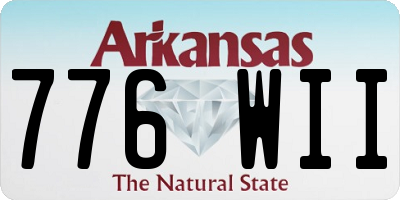 AR license plate 776WII