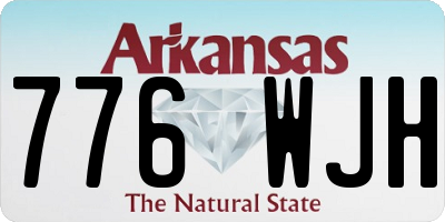 AR license plate 776WJH