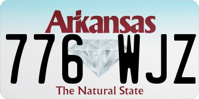 AR license plate 776WJZ