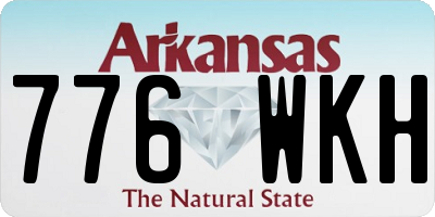 AR license plate 776WKH