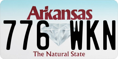 AR license plate 776WKN
