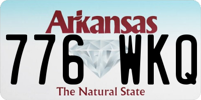 AR license plate 776WKQ