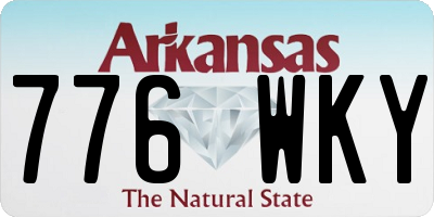 AR license plate 776WKY