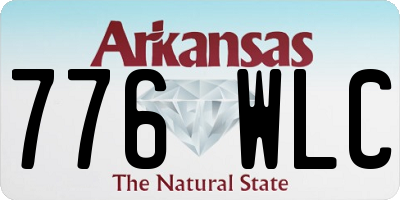AR license plate 776WLC