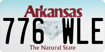 AR license plate 776WLE