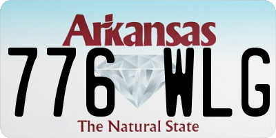 AR license plate 776WLG