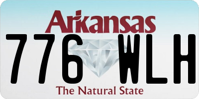 AR license plate 776WLH