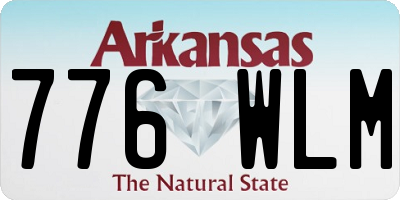AR license plate 776WLM