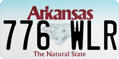 AR license plate 776WLR