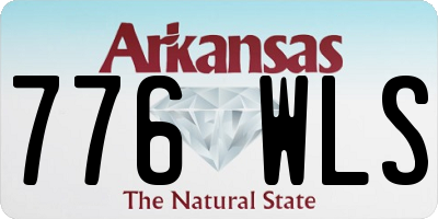 AR license plate 776WLS