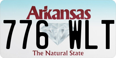 AR license plate 776WLT
