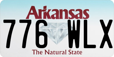 AR license plate 776WLX