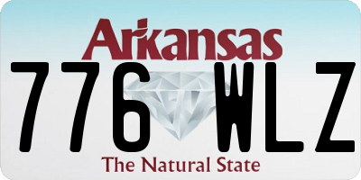 AR license plate 776WLZ