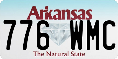 AR license plate 776WMC