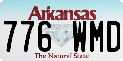 AR license plate 776WMD