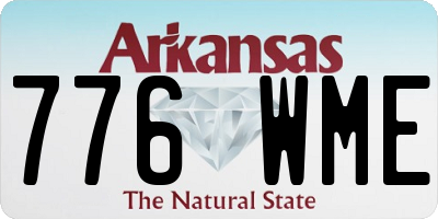 AR license plate 776WME