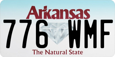 AR license plate 776WMF