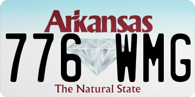 AR license plate 776WMG