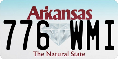 AR license plate 776WMI