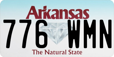 AR license plate 776WMN