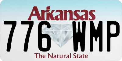 AR license plate 776WMP