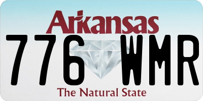 AR license plate 776WMR