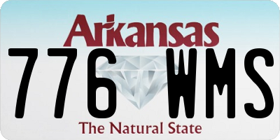 AR license plate 776WMS